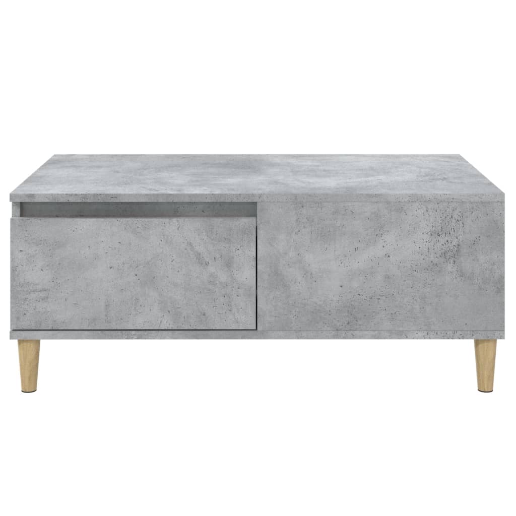 Coffee Table Concrete Grey 90x50x36.5 cm Engineered Wood