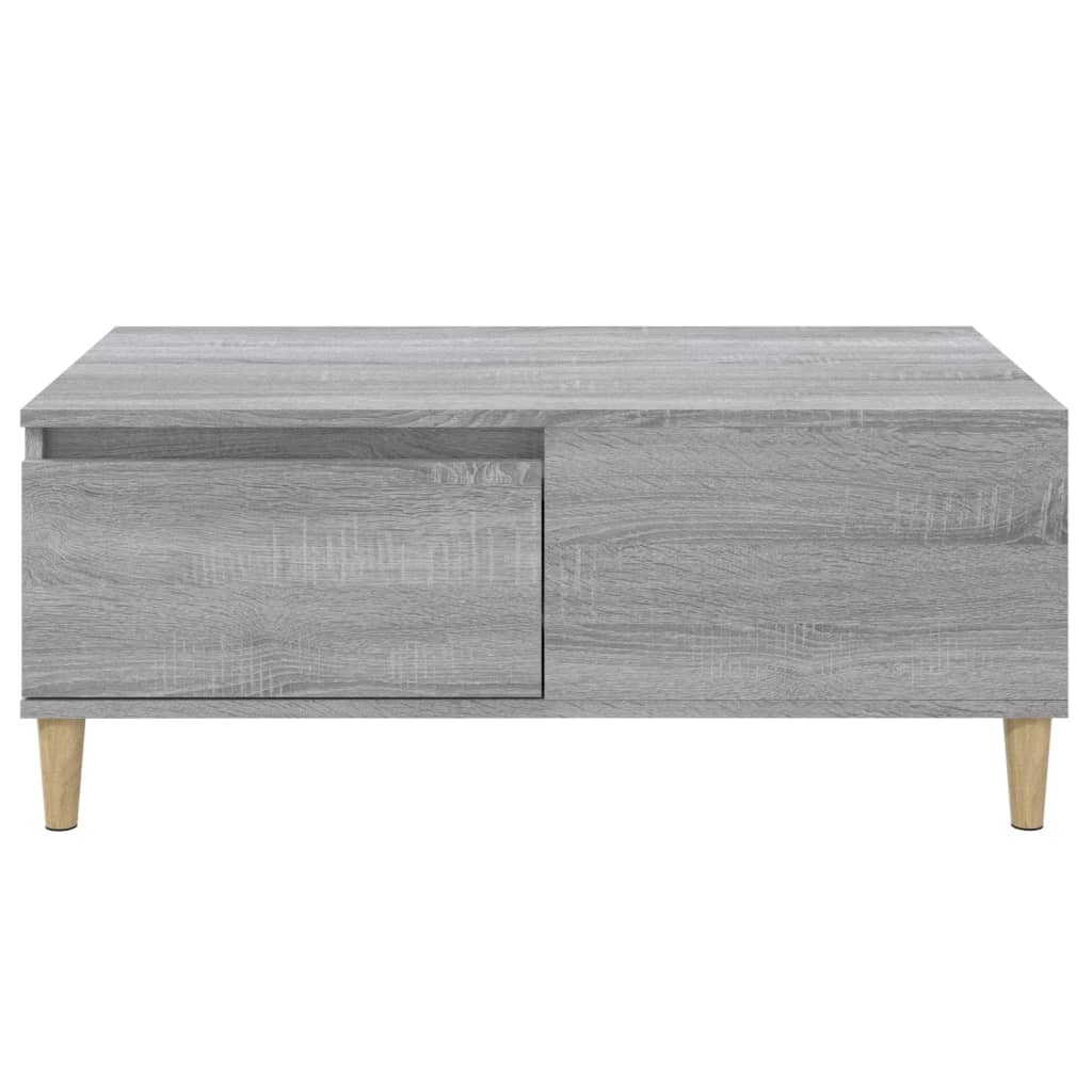 Coffee Table Grey Sonoma 90x50x36.5 cm Engineered Wood