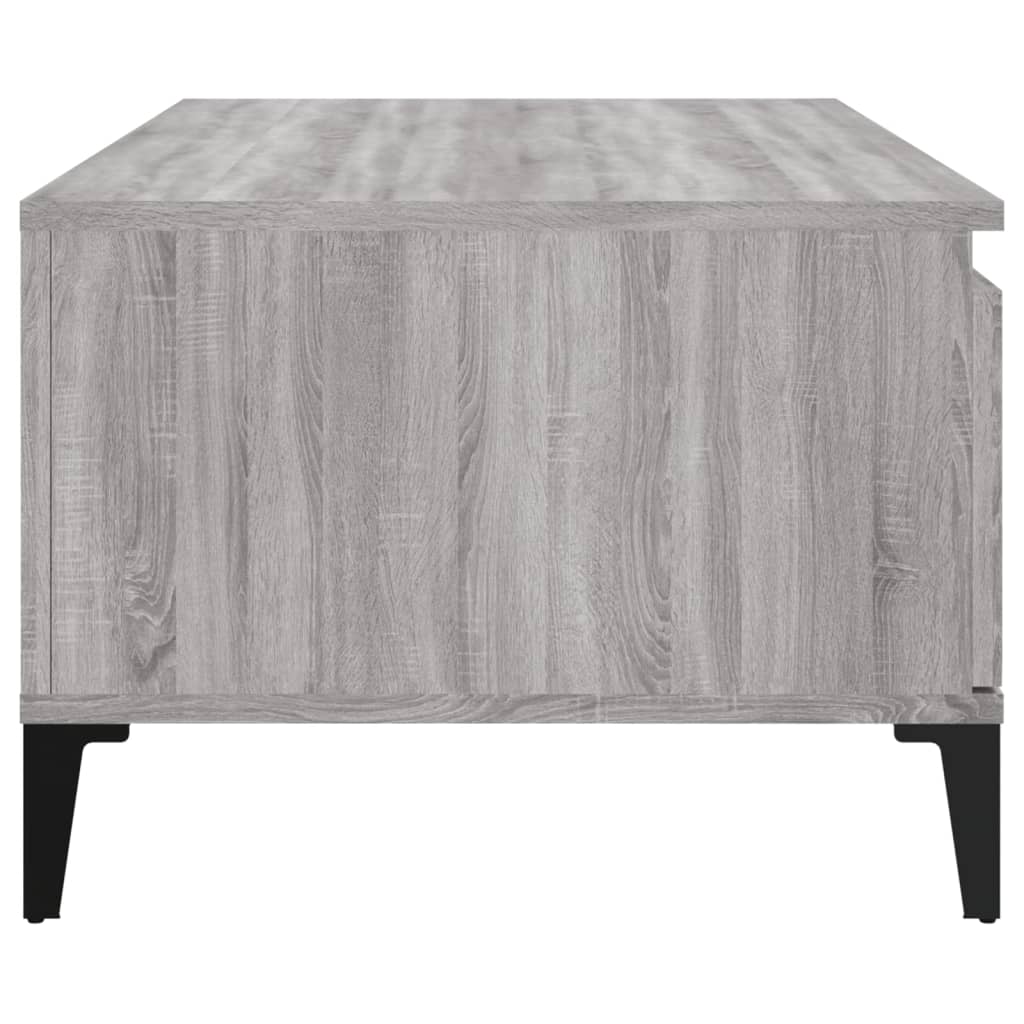 Coffee Table Grey Sonoma 90x50x36.5 cm Engineered Wood