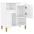 Sideboard High Gloss White 60x35x70 cm Engineered Wood