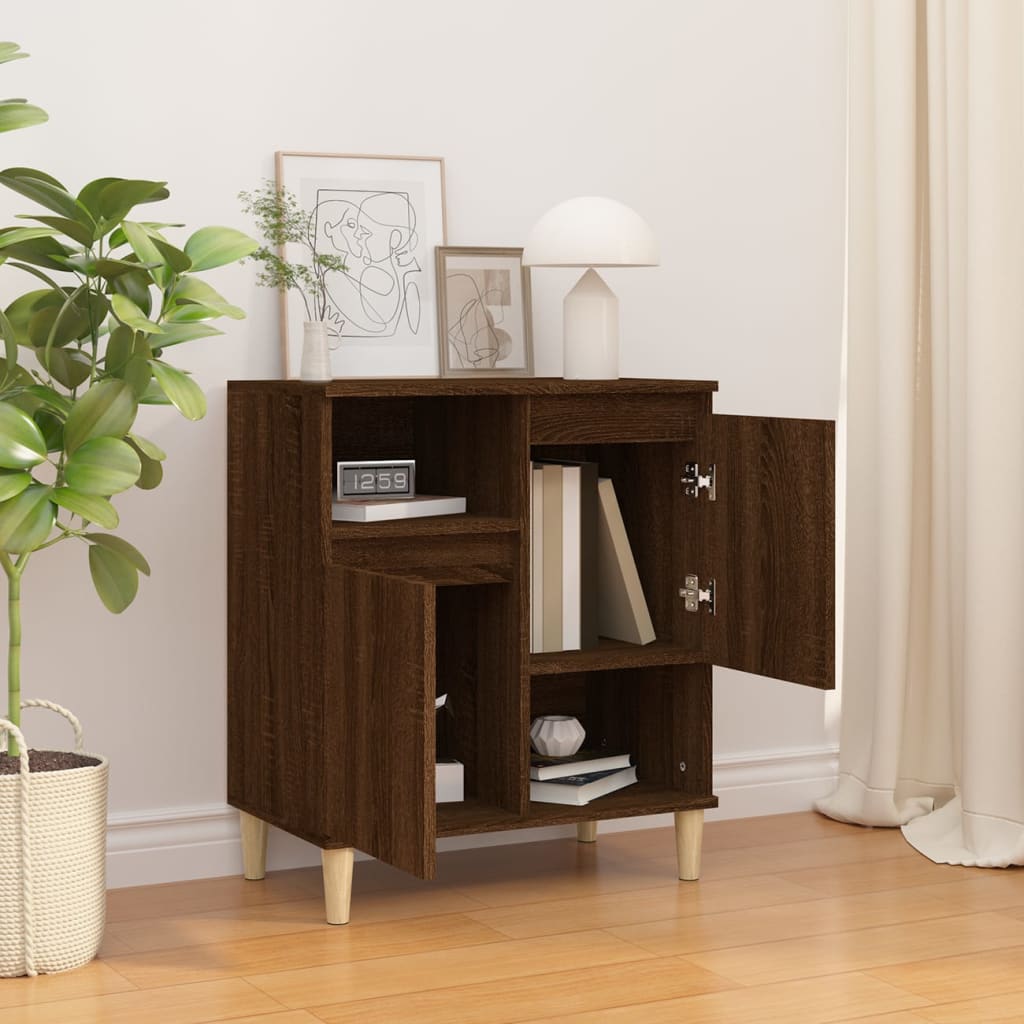 Sideboard Brown Oak 60x35x70 cm Engineered Wood