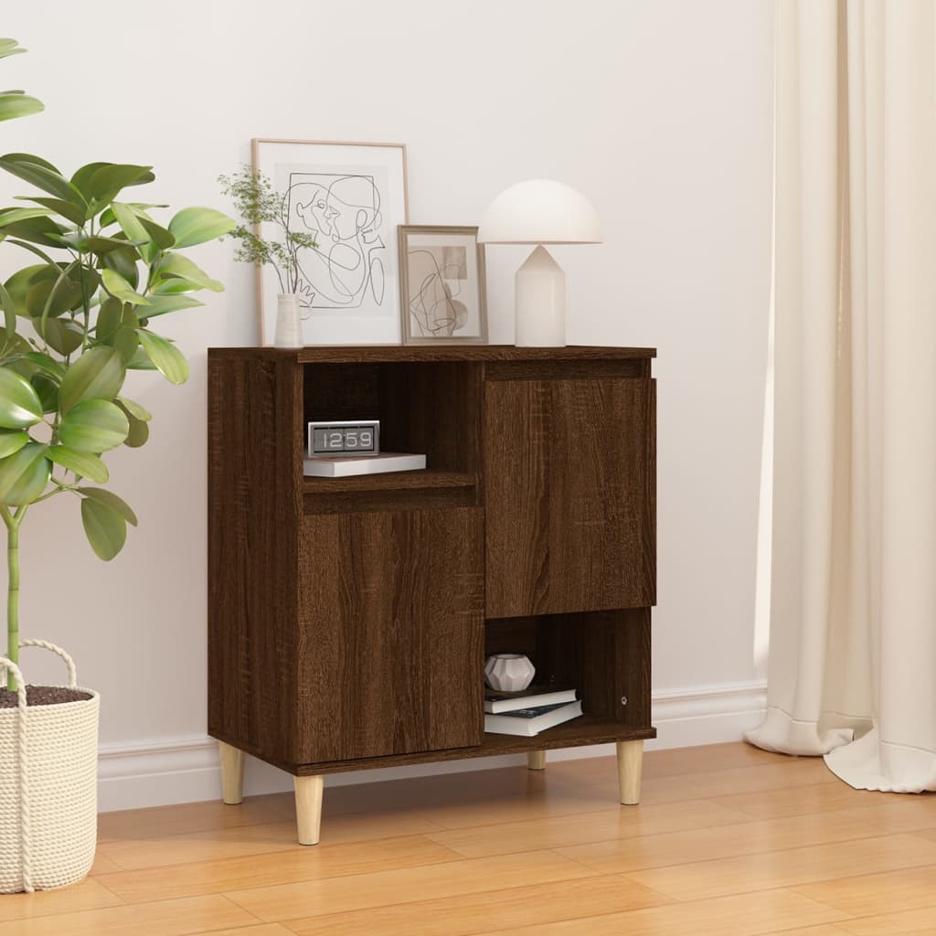 Sideboard Brown Oak 60x35x70 cm Engineered Wood