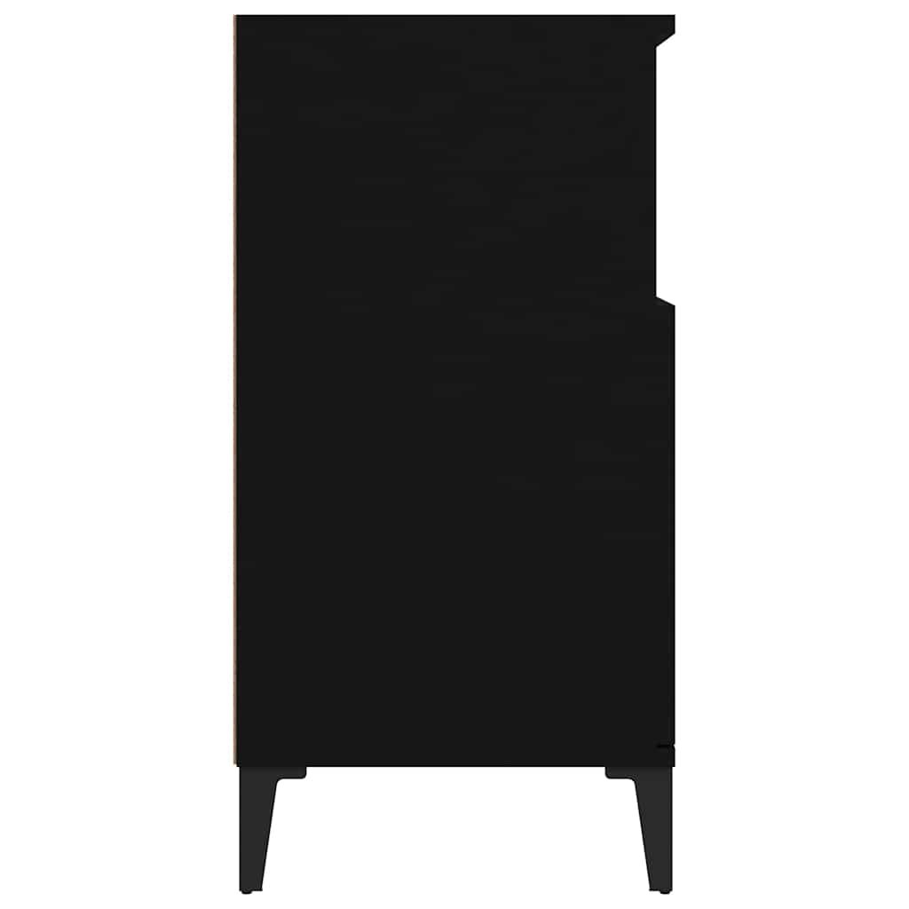 Sideboard Black 60x35x70 cm Engineered Wood