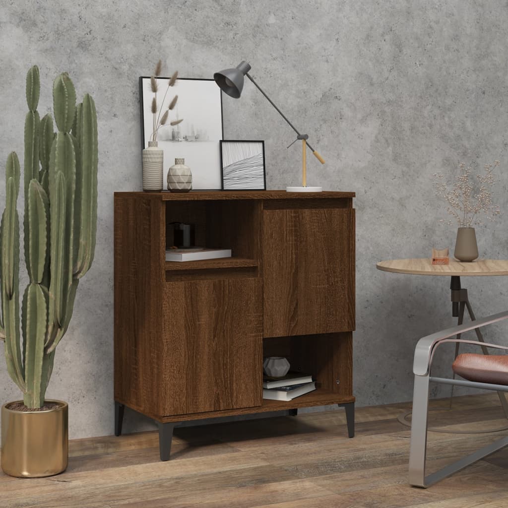 Sideboard Brown Oak 60x35x70 cm Engineered Wood