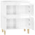 Sideboard High Gloss White 60x35x70 cm Engineered Wood