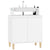 Sink Cabinet White 58x33x60 cm Engineered Wood