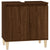 Sink Cabinet Brown Oak 58x33x60 cm Engineered Wood