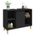 Sink Cabinet Black 80x33x60 cm Engineered Wood