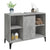 Sink Cabinet Concrete Grey 80x33x60 cm Engineered Wood