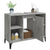 Sink Cabinet Concrete Grey 80x33x60 cm Engineered Wood