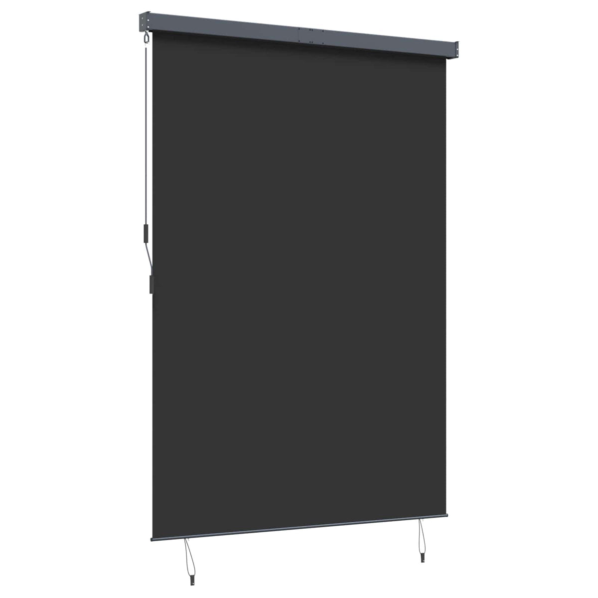 Roller Blind Anthracite 180 x 250 cm Fabric and Aluminum