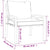 Garden Chair with Grey Cushions 68x76x79 cm Steel