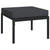 Garden Footstools with Grey Cushions 2 pcs 60x60x35 cm Steel