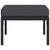 Garden Footstools with Grey Cushions 2 pcs 60x60x35 cm Steel