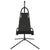 Garden Swing Chair with Cushion Dark Grey Oxford Fabric&Steel