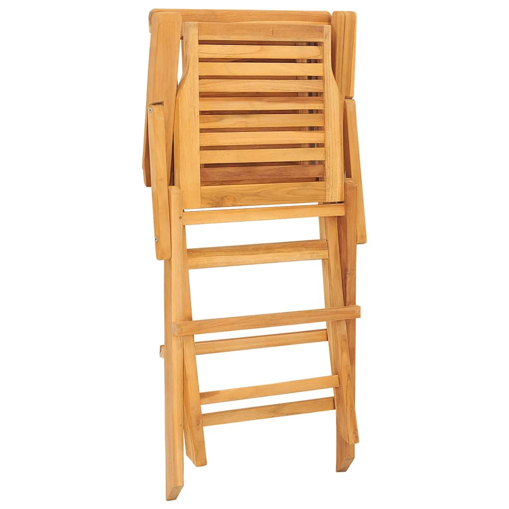 Folding Garden Chairs 2 pcs 56x63x90 cm Solid Wood Teak