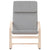 Relaxing Chair Light Grey Fabric