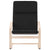 Relaxing Chair Black Fabric