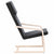 Relaxing Chair Black Fabric