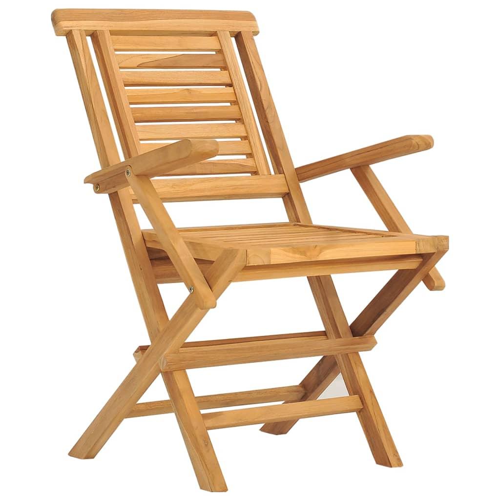 Folding Garden Chairs 6 pcs 56x63x90 cm Solid Wood Teak