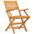 Folding Garden Chairs 4 pcs 55x62x90 cm Solid Wood Teak