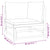5 Piece Garden Lounge Set with Taupe Cushions  Bamboo