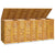 Quadruple Garbage Bin Shed 280x89x117 cm Solid Wood Acacia