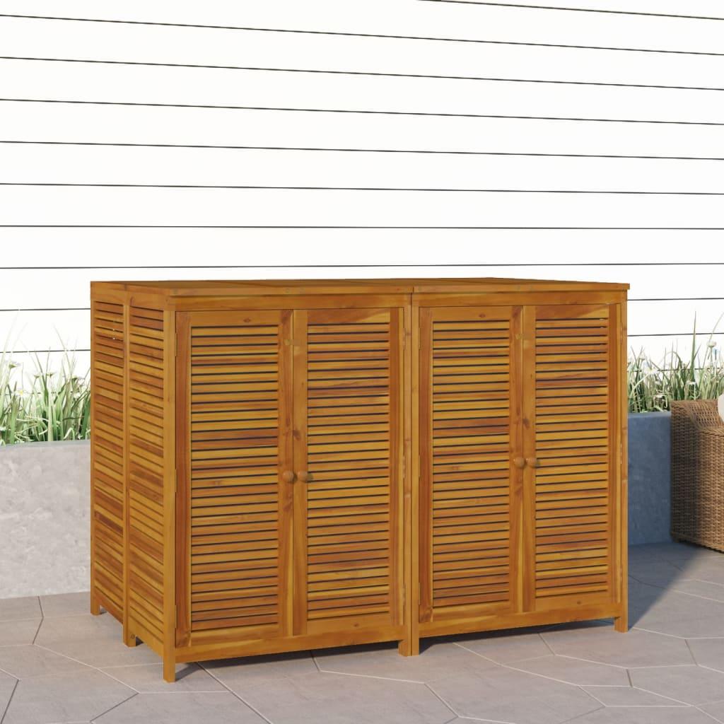 Garden Storage Box 140x87x104 cm Solid Wood Acacia