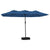 Double-Head Garden Parasol Azure Blue 449x245 cm