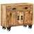 Sideboard 80x30x65 cm Solid Rough Wood Mango