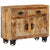 Sideboard 80x30x65 cm Solid Rough Wood Mango