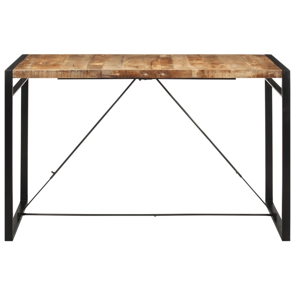 Bar Table 175x90x110 cm Solid Rough Wood Mango