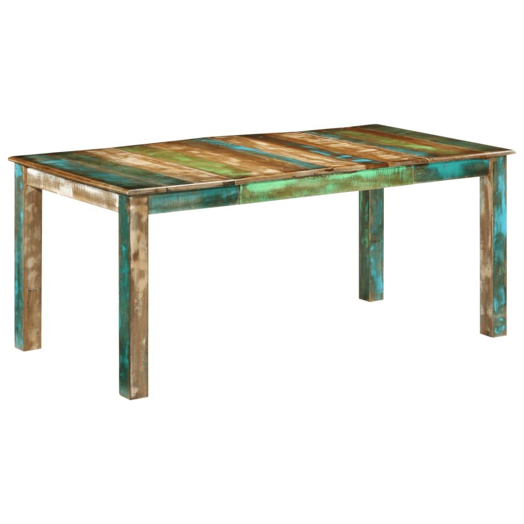 Dining Table 180x90x76 cm Solid Wood Reclaimed