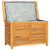 Garden Storage Box with Bag 90x50x58 cm Solid Wood Teak