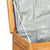 Garden Storage Box with Bag 90x50x58 cm Solid Wood Teak