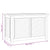 Garden Storage Box with Bag 90x50x58 cm Solid Wood Teak