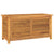 Garden Storage Box with Bag 114x50x58 cm Solid Wood Teak