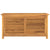 Garden Storage Box with Bag 114x50x58 cm Solid Wood Teak