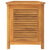 Garden Storage Box with Bag 114x50x58 cm Solid Wood Teak