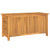 Garden Storage Box with Bag 114x50x58 cm Solid Wood Teak