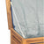 Garden Storage Box with Bag 150x50x55 cm Solid Wood Teak
