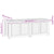 Garden Storage Box with Bag 150x50x55 cm Solid Wood Teak