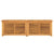 Garden Storage Box with Bag 175x50x55 cm Solid Wood Teak