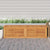 Garden Storage Box with Bag 200x50x55 cm Solid Wood Teak