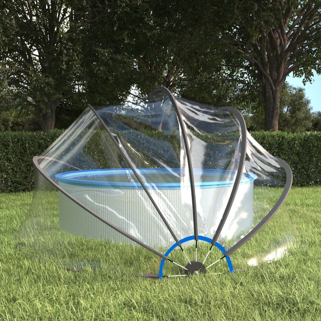 Pool Dome Round 406x203 cm PVC