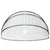 Pool Dome Round 467x234 cm PVC