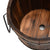 3 Piece Wooden Bucket Planter Set Solid Wood Fir