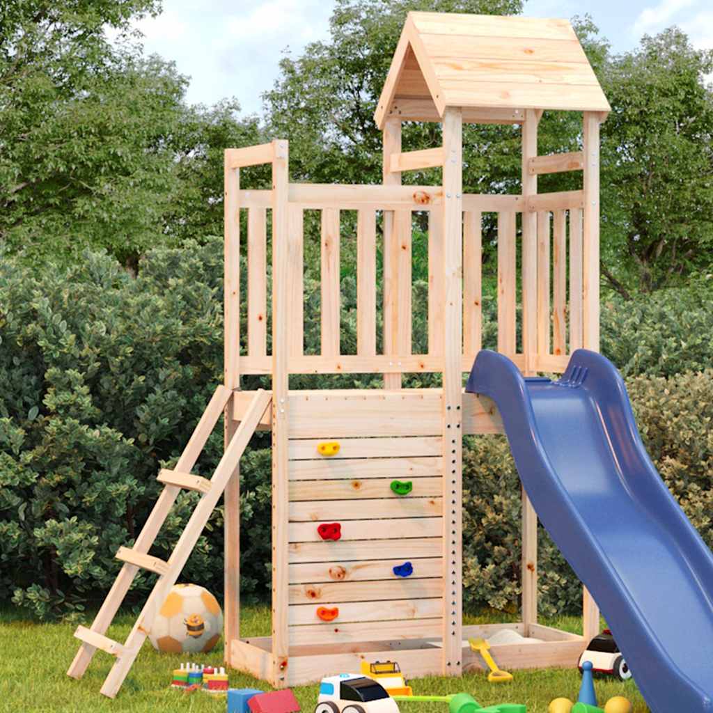 Outdoor Playset 52.5x110.5x214 cm Solid Wood Pine