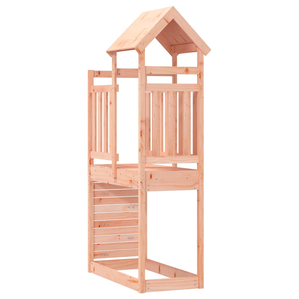 Play Tower with Rockwall 53x110.5x214 cm  Solid Wood Douglas