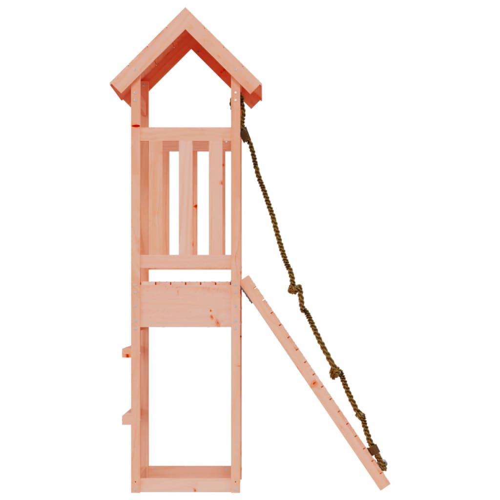 Playhouse with Climbing Wall Solid Wood Douglas